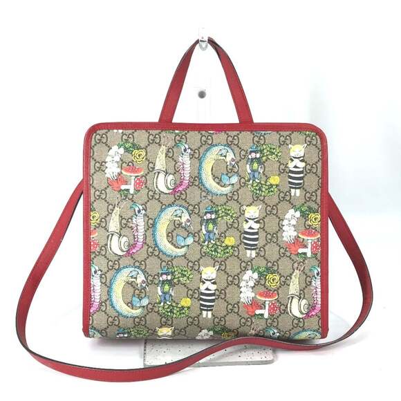 GUCCI 612992 GG Yuko Higuchi Children's Cat 2-Way